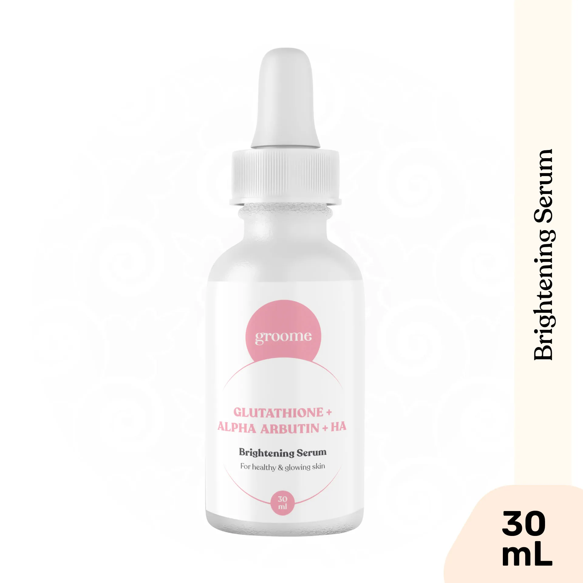 Groome Glutathione + Alpha Arbutin +HA Brightening Serum (30ml) mygroome.com Groome Glutathione + Alpha Arbutin +HA Brightening Serum (30ml) mygroome.com